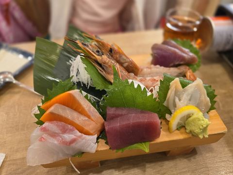 Fresh sashimi platter — Osaka food culture